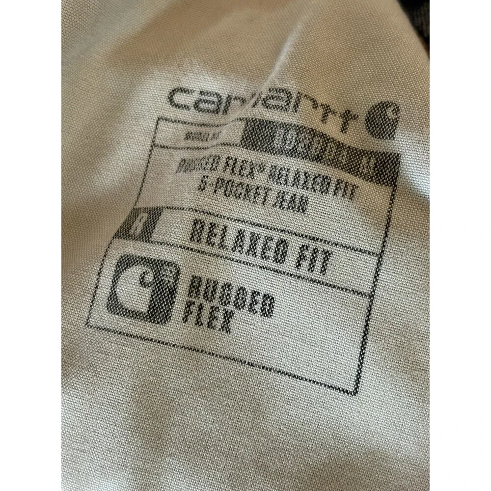 Carhartt Rugged Flex Relaxed Fit 5-Pocket Jeans  Size: Mens 36x28 Workwear